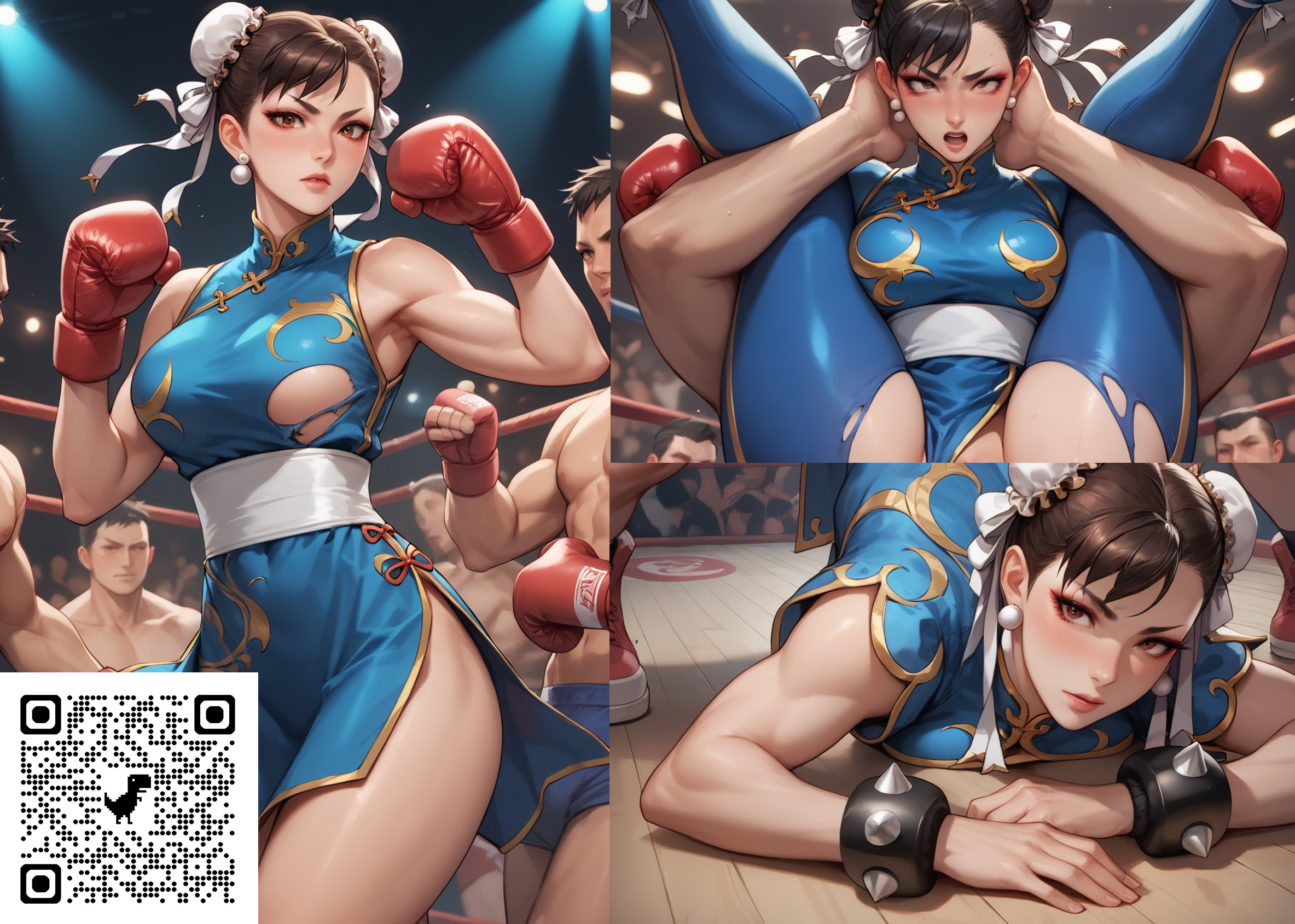 Chun-li Fighter：日本画风下春丽于〈快打旋风〉擂台的游戏女神与国漫女神传奇战斗之路