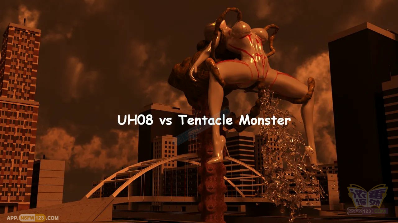 [XognaM Test.Ver] Ultraheroine Defeated- UH08 vs Tentacle Monster：超能女英雄与触手怪物的致命对决